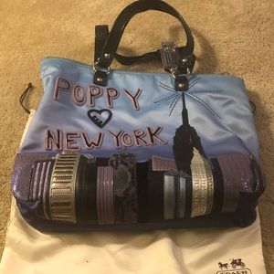 Coach Poppy NYC tote
